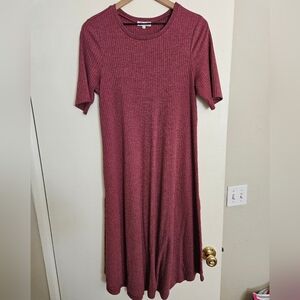 Dark Pink Nursing Dress, M